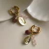 A Love Letter of Roses Chunky Hoop Earrings