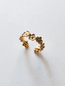 Ancient Flower Ring - Gold