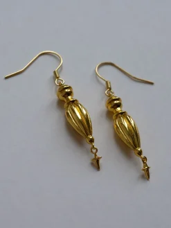 Antique Vase Dangling Earrings