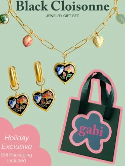 BLACK CLOISONNE Gift Set