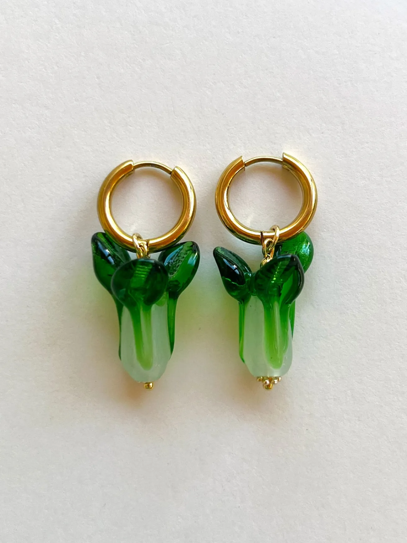 Bok Choy Hoops - Dark Green