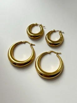 Bold Hoops - Medium