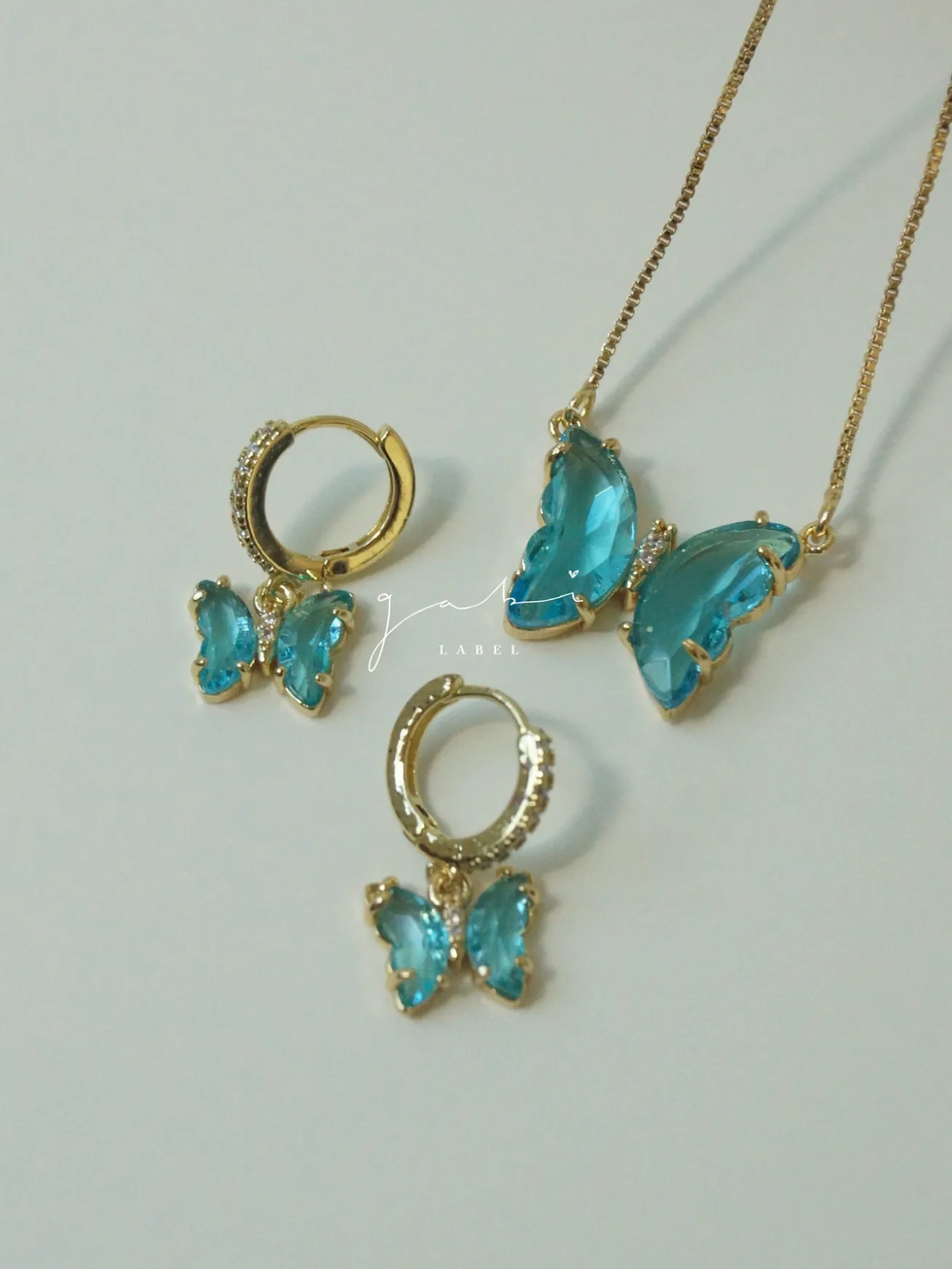 Butterfly Gift Set - Aqua