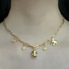 Carnival Charm Necklace - Carousel, Elephant, Bee