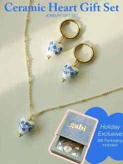 Ceramic Heart Gift Set