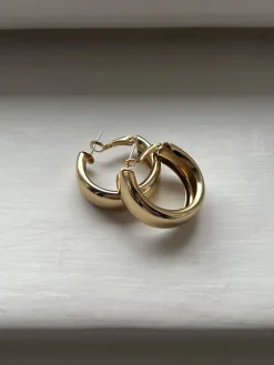 Chunky Gold Hoops