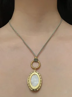 Cord Necklace, Winter Mint - Our Lady