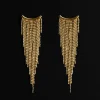 Curtain Call Cascading Earrings - Gold
