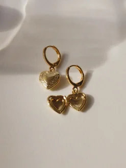 DAINTY FLOWER Heart Lockets Gift Set