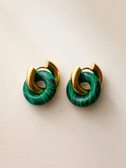 Donut Hoops - Green Malachite