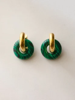 Donut Hoops - Green Malachite