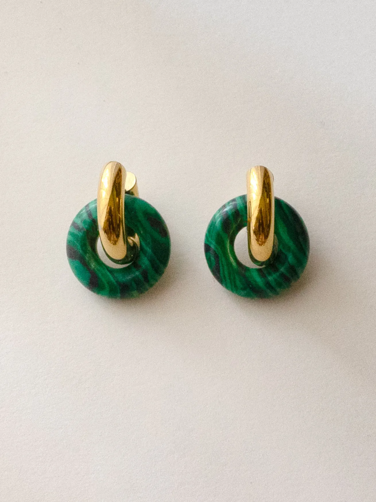 Donut Hoops - Green Malachite