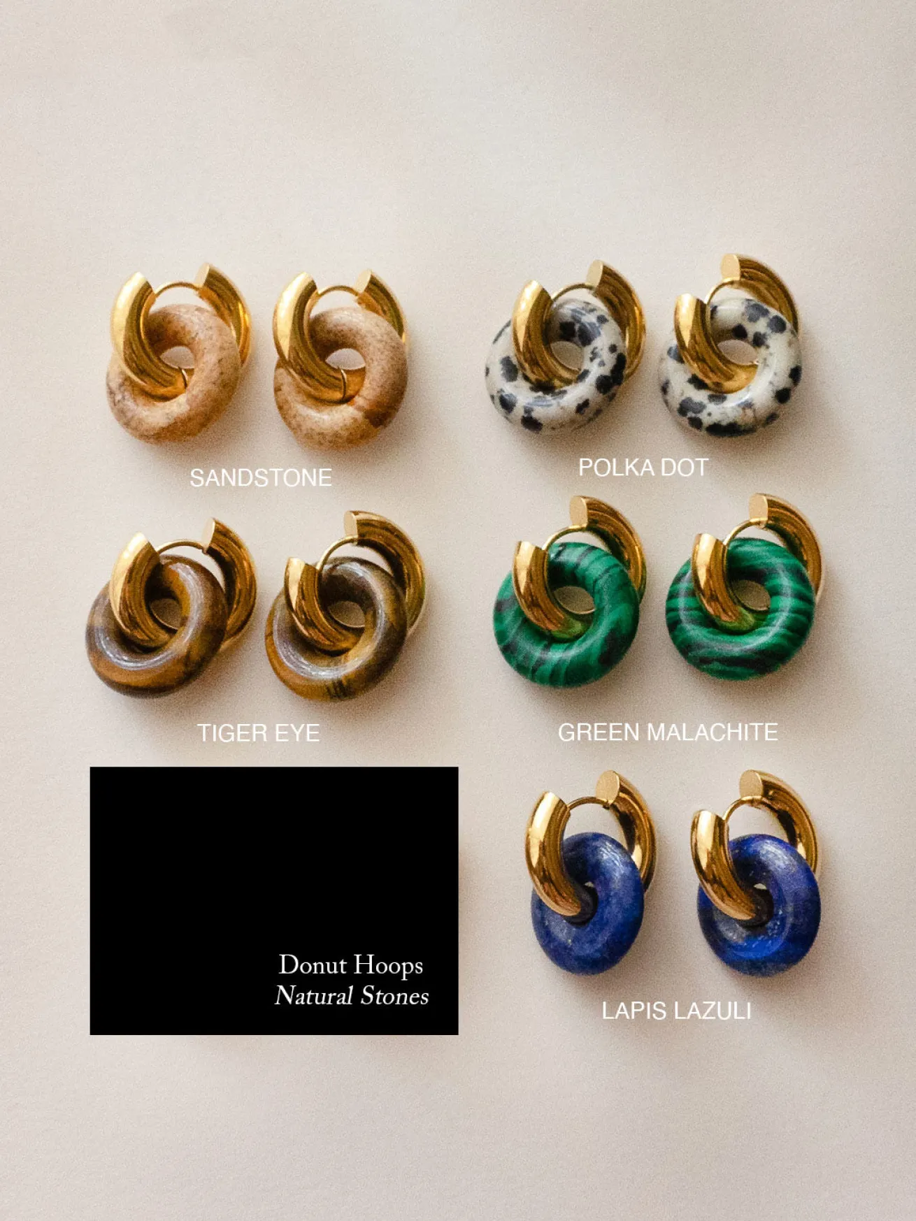 Donut Hoops - Polka Dot Stone