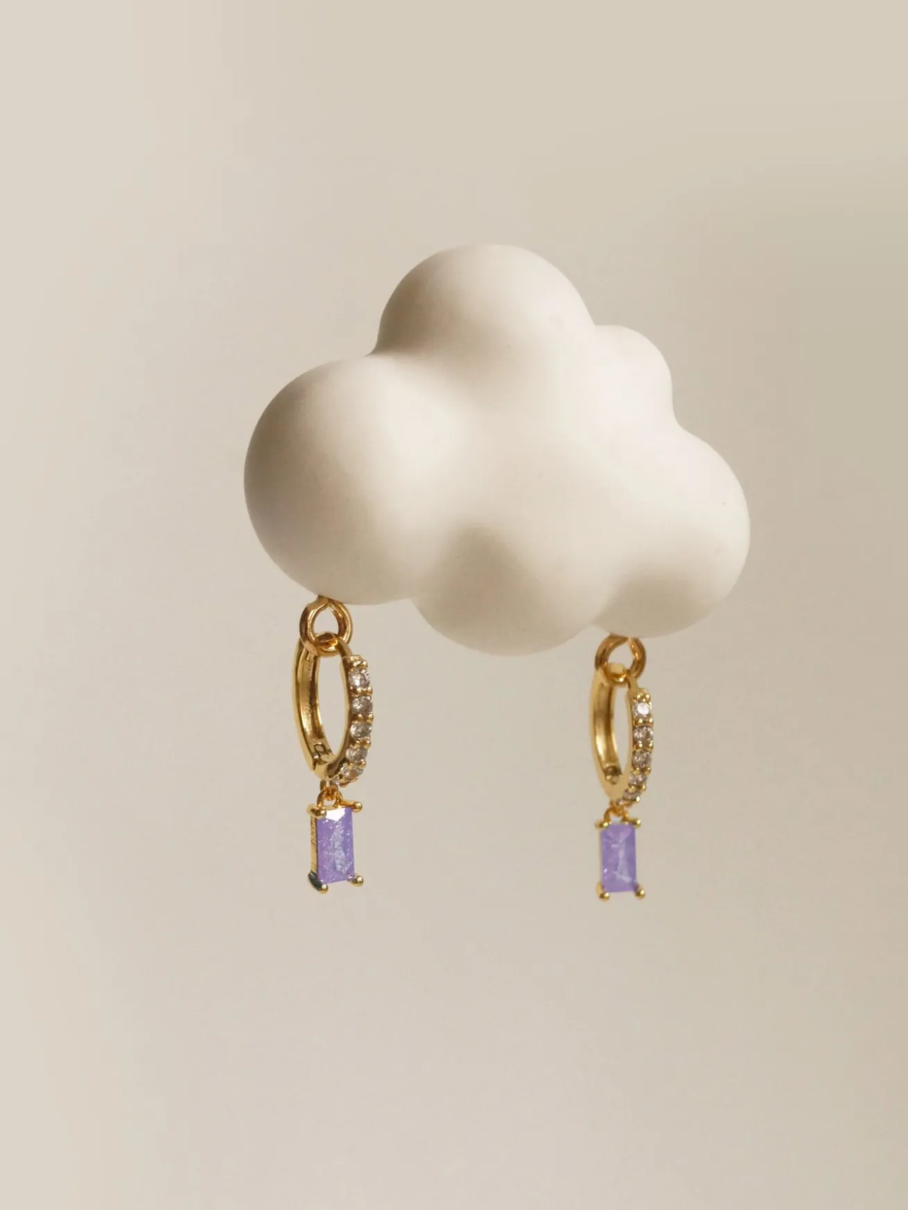 DREAM Huggies - Purple Crush *18K Gold-plated