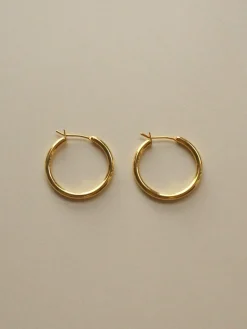 Essential Thin Hoops - Small *18K Gold-plated S925