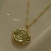 Flower Locket Necklace *14K Gold-plated