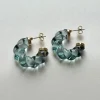 Glacial Hoops - Turquoise