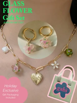 GLASS FLOWER Gift Set