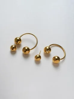 Globule Earrings - Gold