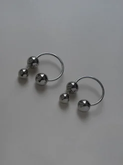 Globule Earrings - Silver