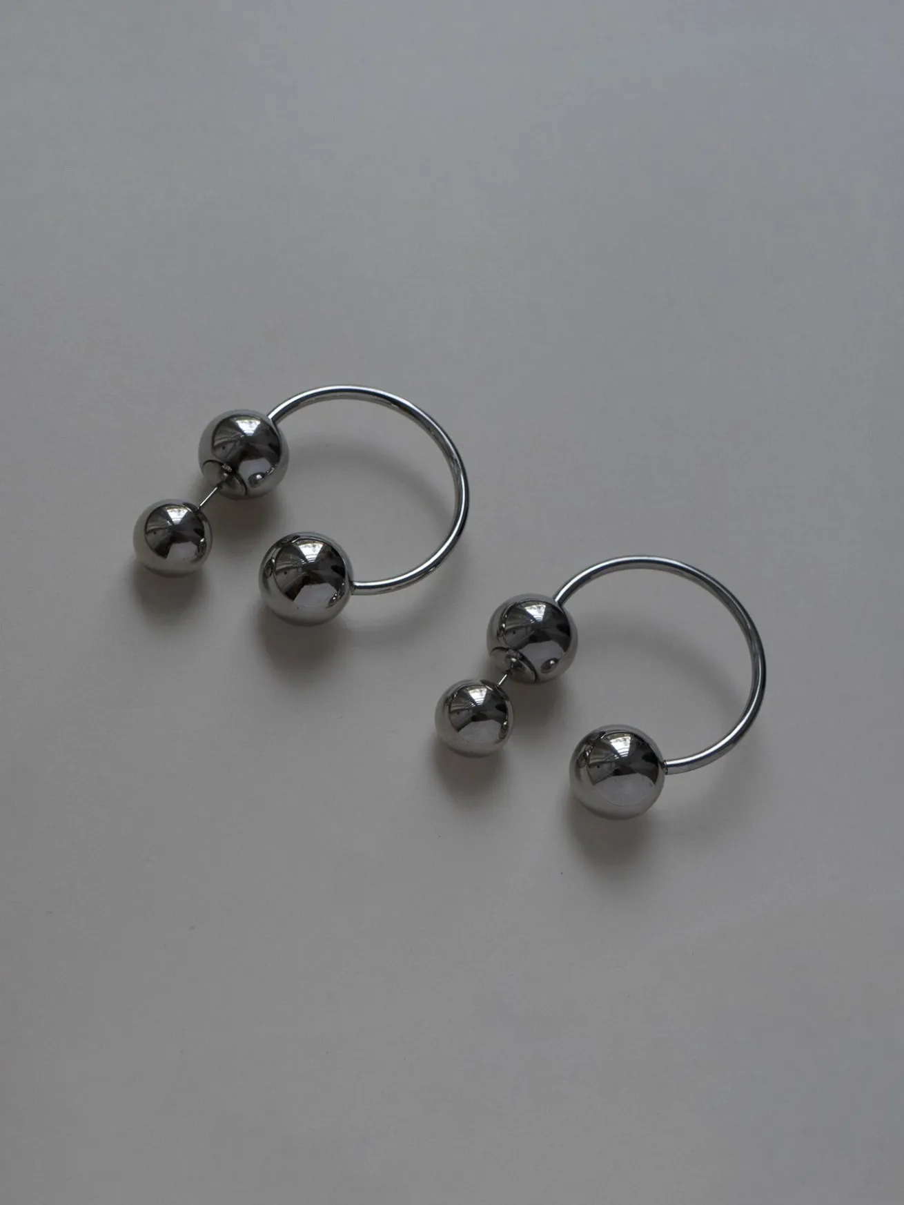 Globule Earrings - Silver