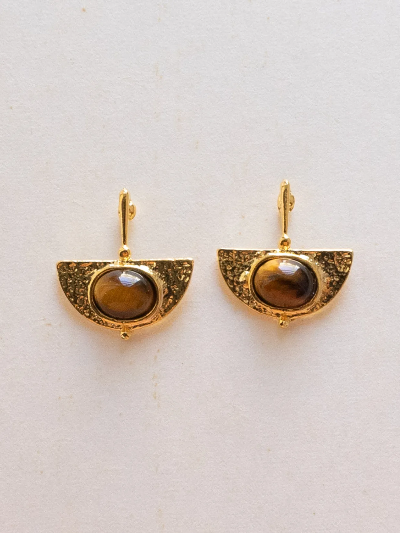 Heirloom Earrings - Tiger Eye