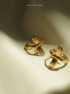 Honeybee Huggies *18K Gold-plated