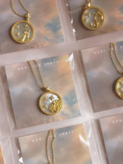 Horoscope Shell Necklace *Gold-plated S925