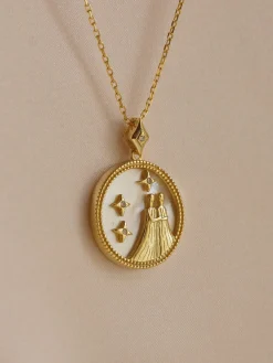 Horoscope Shell Necklace *Gold-plated S925