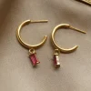 ILLUMINATE Hoops - Rose Pink