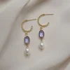 Ingrid Earrings - Lilac *18K Gold-plated