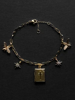 Journey Charm Bracelet - Book Locket, Starburst, Bee