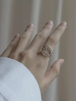 LOTUS Signet Ring - Big // GABI EXCLUSIVE