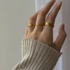 Matte Essential Gold Ring - 5mm