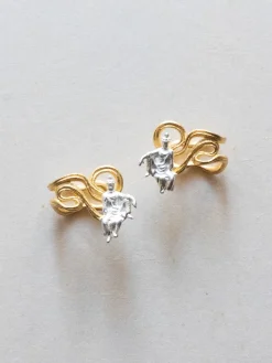 Nirvana Ear Cuff - Silver Buddha