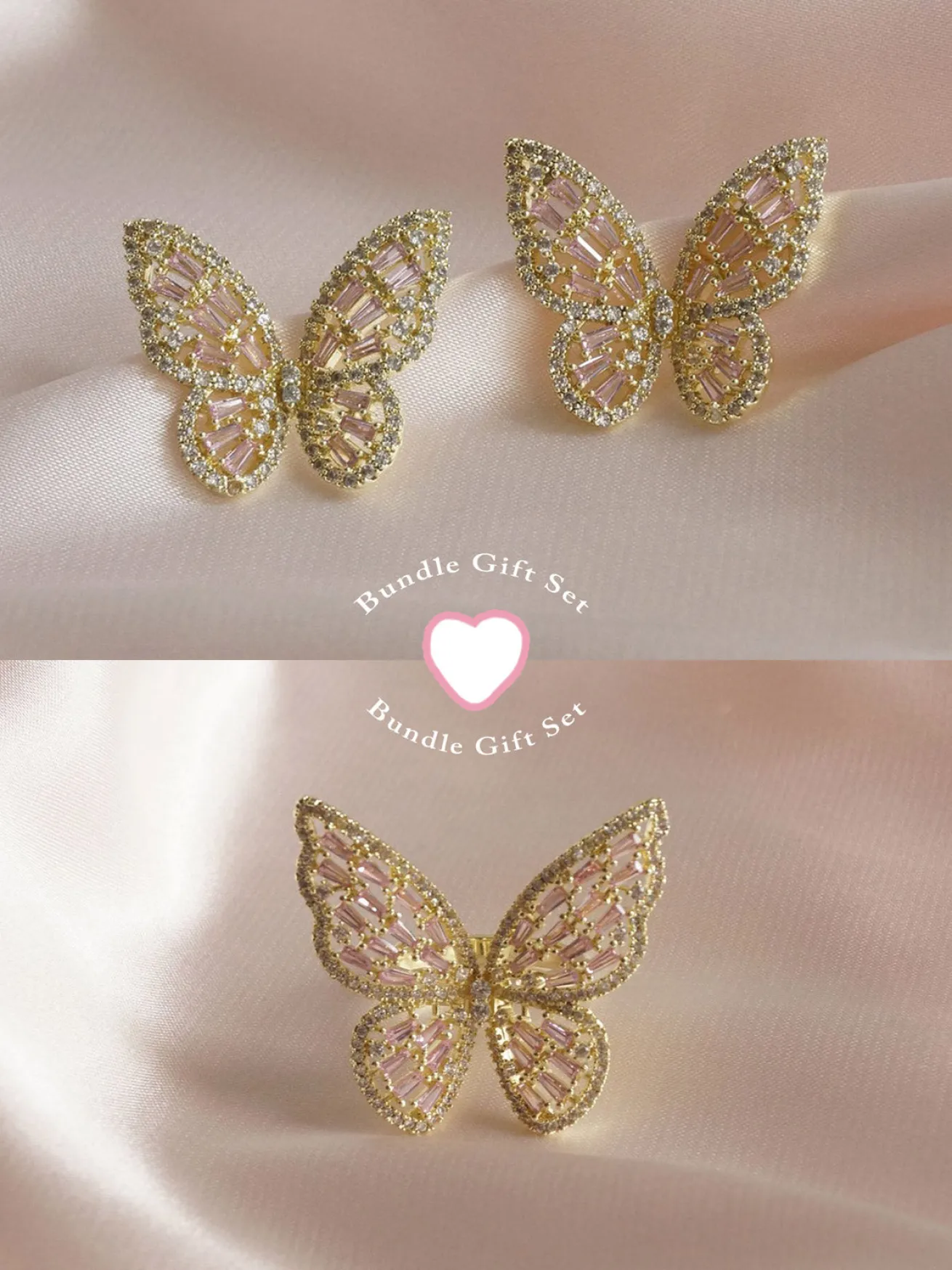 OAHU Bundle - Gold/Pink Set *Gold-plated