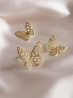 OAHU Ring - Gold/Pink *Gold-plated