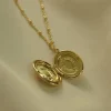 Oval Locket Necklace