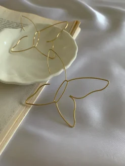 Papillon (Butterfly) Hoops