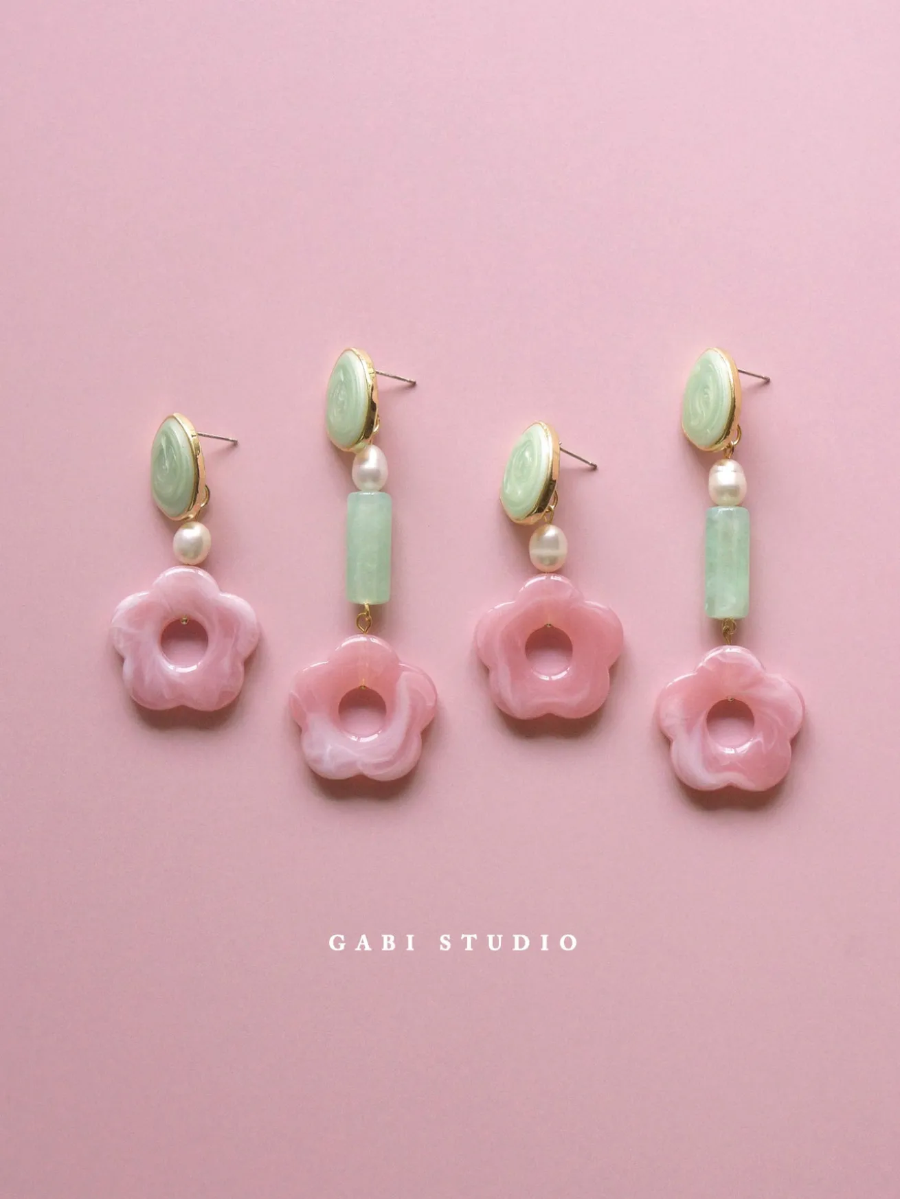 Peony Earrings - Short