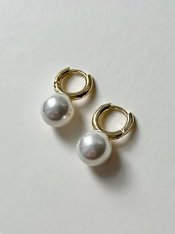 Petite Moria Pearl Hoops