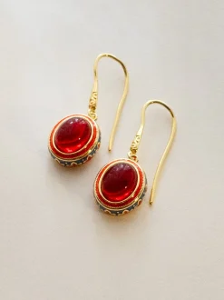 Queendom Ruby Earrings