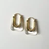 Rectangular Hoops - Clear