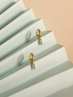 REVERIE Huggies - Aqua *18K Gold-plated