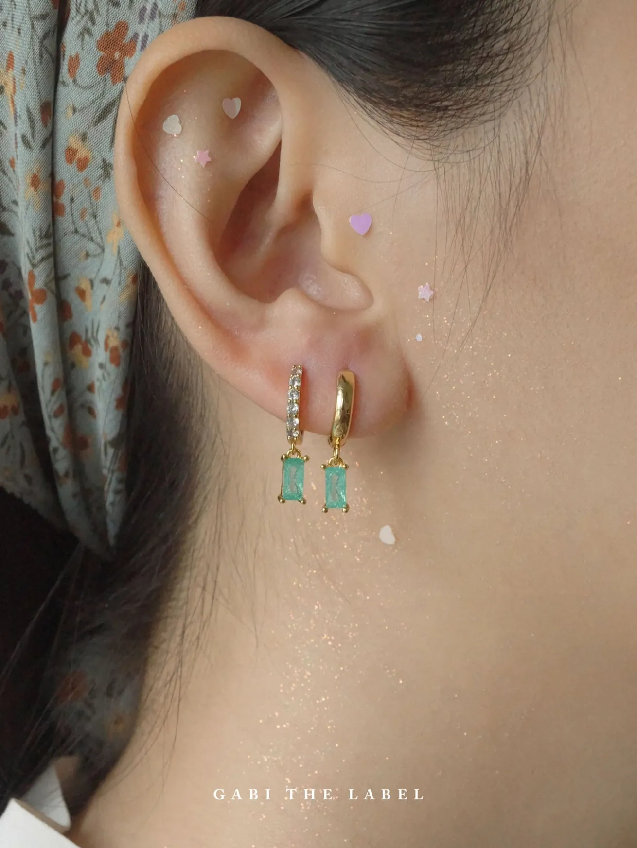 REVERIE Huggies - Mint Crush *18K Gold-plated