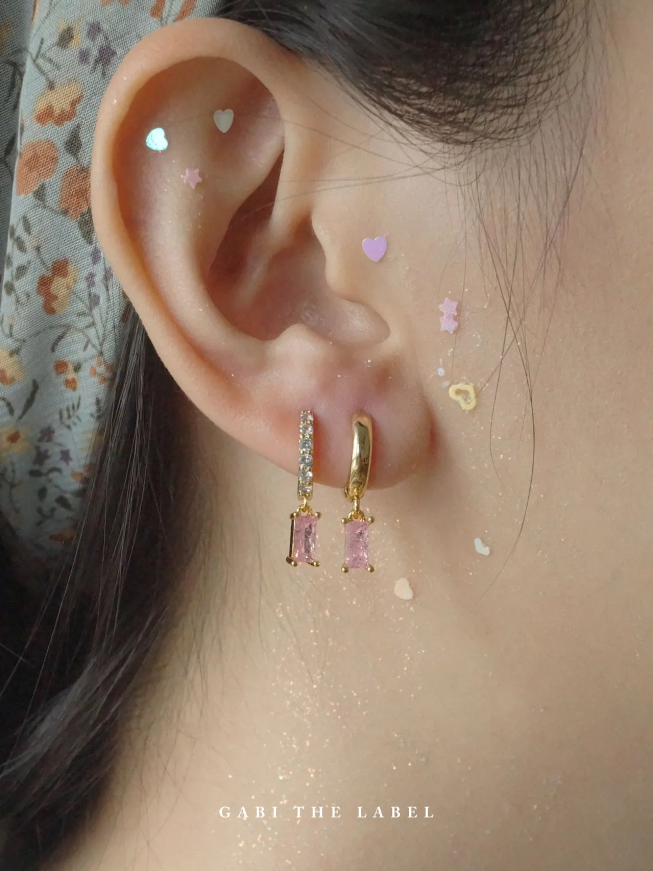 REVERIE Huggies - Pink Crush *18K Gold-plated