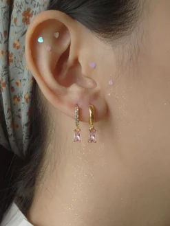 REVERIE Huggies - Pink *18K Gold-plated