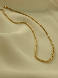 Rope Necklace - Thin *18K Gold-plated Stainless Steel