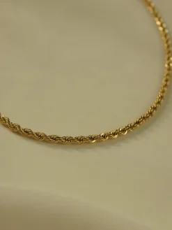 Rope Necklace - Thin *18K Gold-plated Stainless Steel