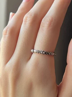 Rustic 925 Sterling Silver Ring
